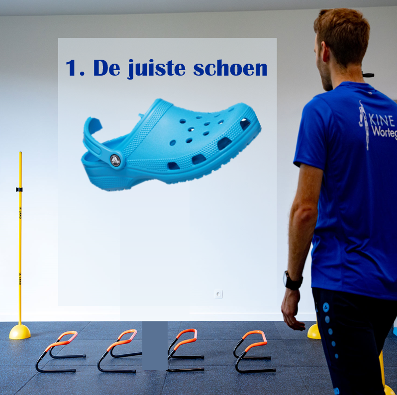 1. De juiste schoen